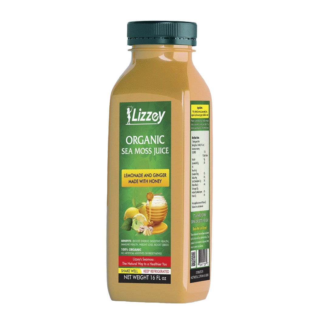 ORGANIC SEA MOSS JUICE – LEMONADE AND GINGER – My Store