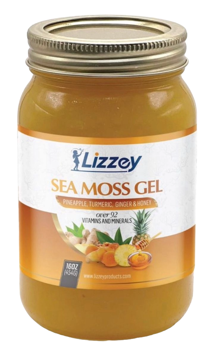 ORGANIC SEA MOSS GEL – PINEAPPLE, TURMERIC, GINGER AND HONEY