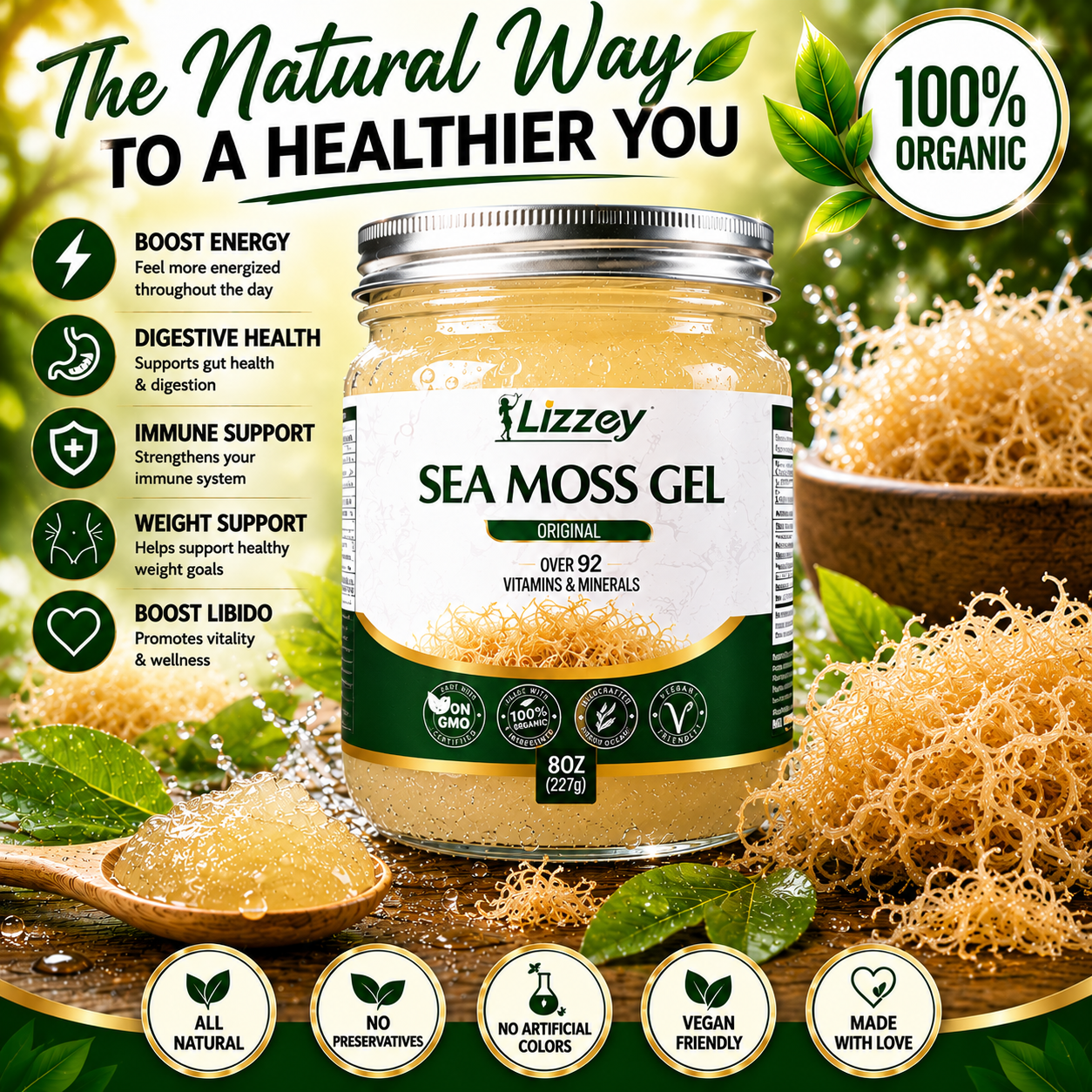 Organic Sea Moss Gel — Original