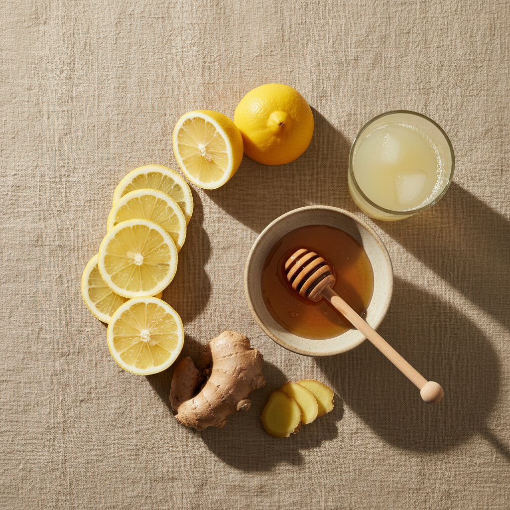 Product 3 — Lemonade Ginger Honey Juice Lifestyle